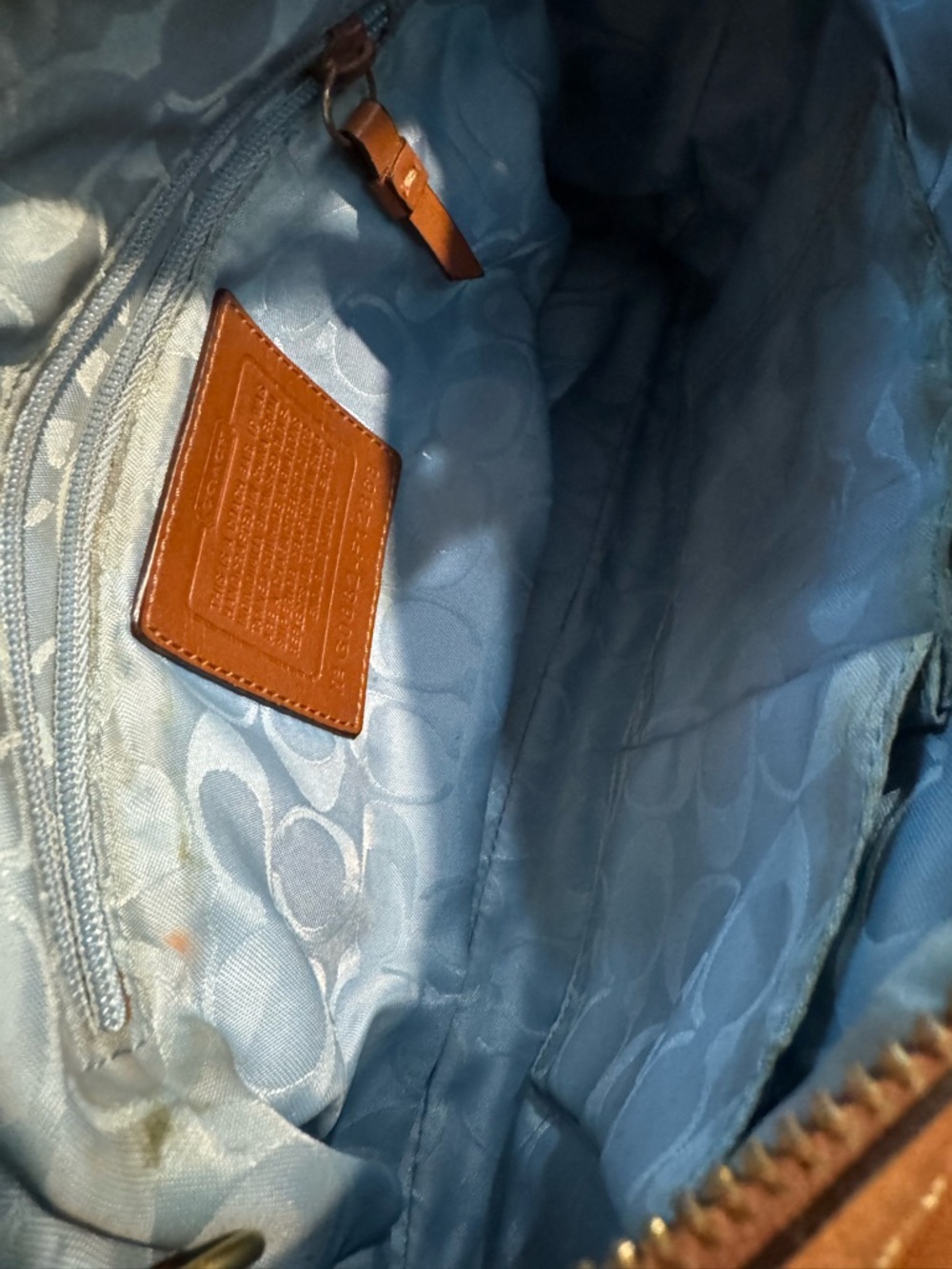 Coach F12868 Vintage 65th Anniversary Butterscotch Double Turn lock Shoulder Bag - Picture 10 of 11